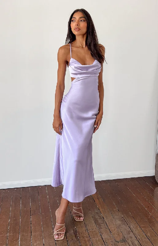 Trendsetting women’s clothing for fashion lovers   Taleah Lilac Cut Out Maxi Dress