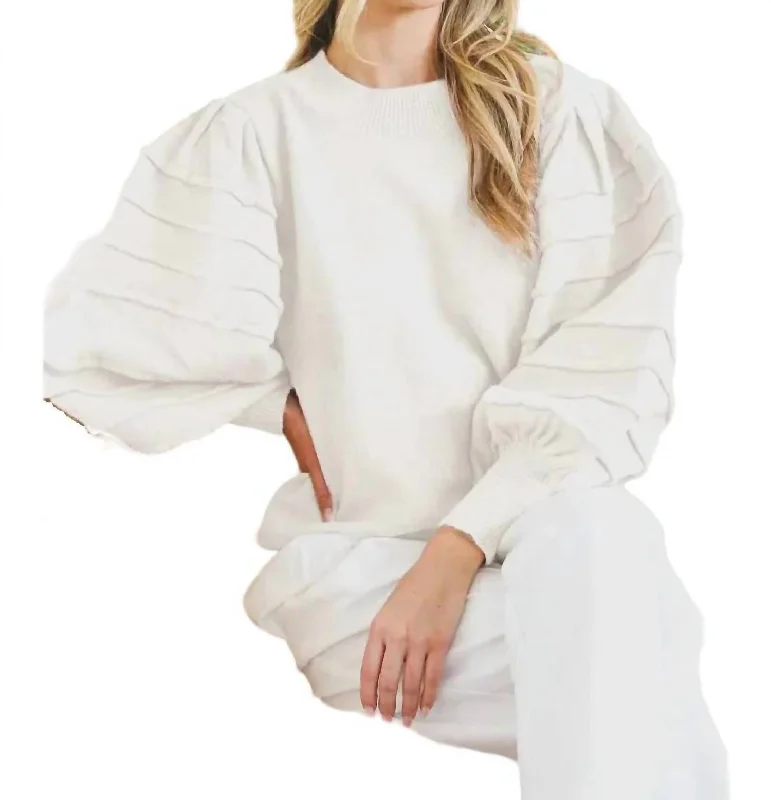 Bold fashion choices for the confident woman   Cup Of Cozy Sweater In White