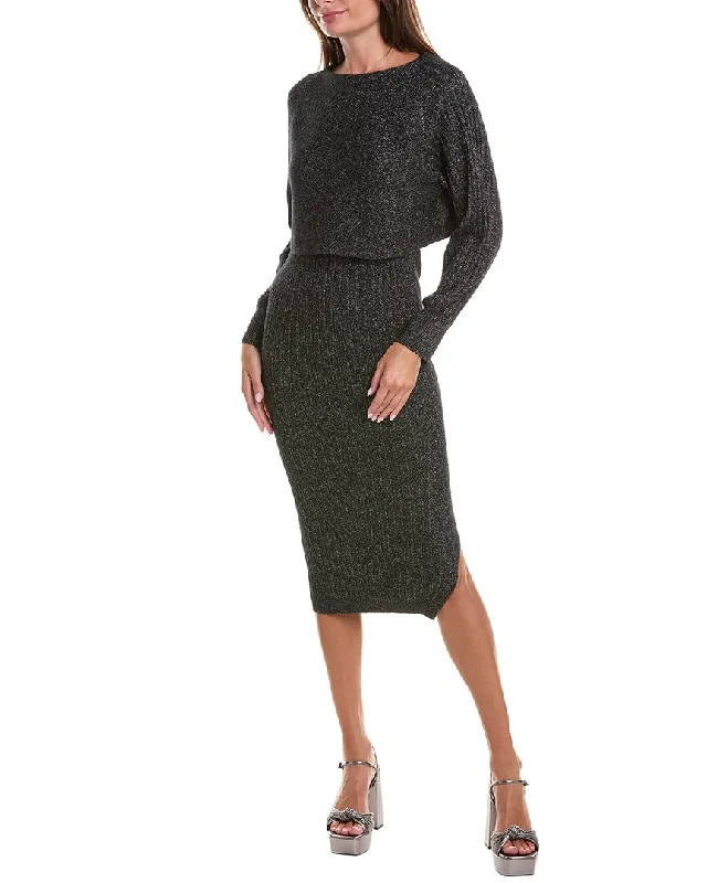 Fashionable clothing that fits every occasion   AllSaints 2pc Margot Wool & Alpaca-Blend Sweaterdress
