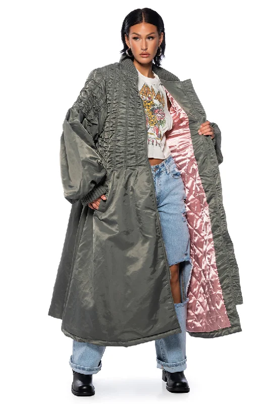 Summer-ready fashion for stylish women   AMMO TRENCH WITH QUILTED PINK LINING
