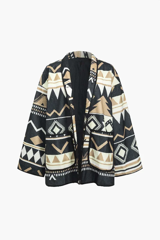 Comfortable yet fashionable women’s wear   Retro Print Jacket