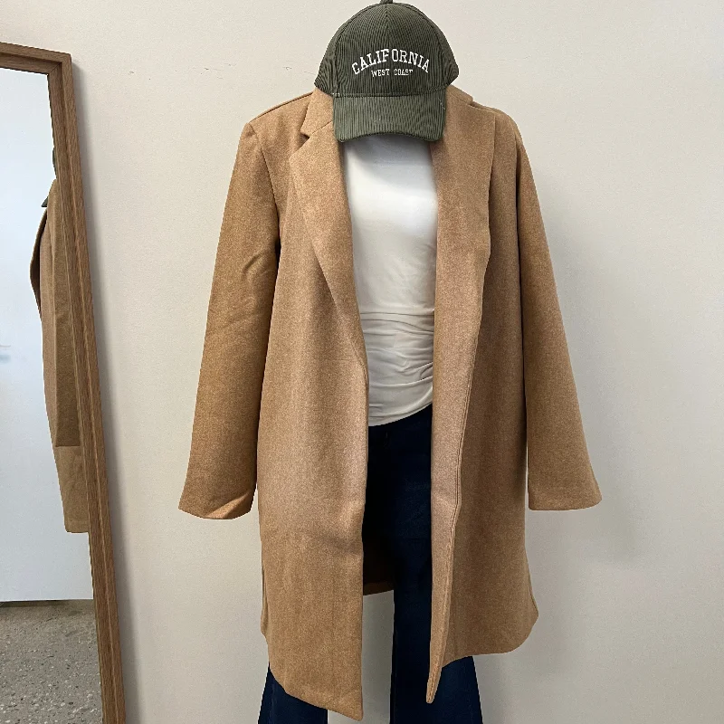 Modern fashion pieces designed for all women   Saraya Coat -Camel