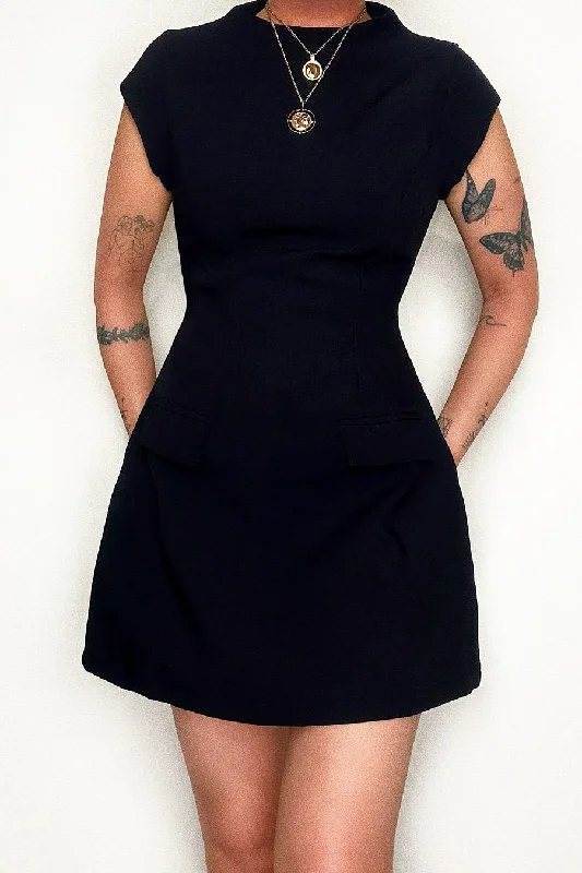 Beth Mini Dress - Black