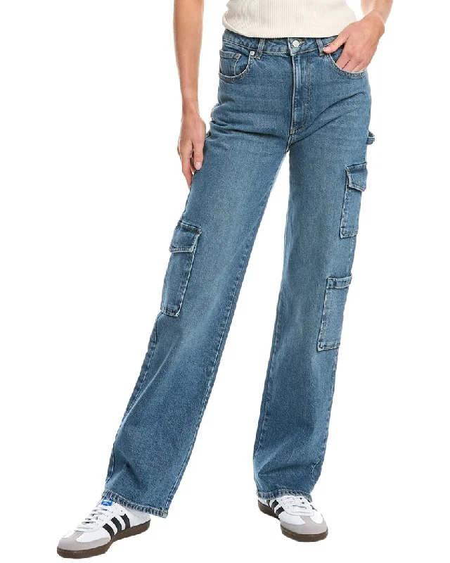 Feminine and fashionable clothing for every wardrobe   ba&sh Blue Straight Cargo Jean