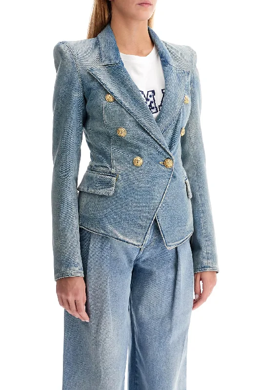 Fashion-forward styles that make a statement Balmain Denim Jacket With Embossed Buttons Fashion-forward styles that make a statement Balmain Denim Jacket With Embossed Buttons