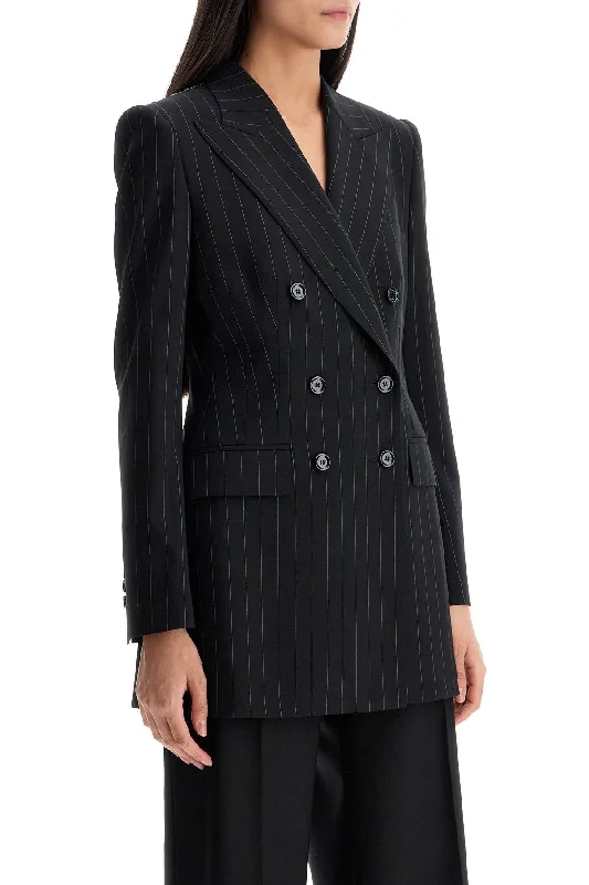 Timeless women’s fashion for any occasion   Dolce & Gabbana Double-Breasted Pinst