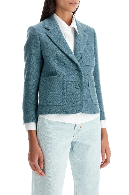 Elegant evening wear for special events Dries Van Noten Short Wool Jacket For Women By Bam Elegant evening wear for special events Dries Van Noten Short Wool Jacket For Women By Bam