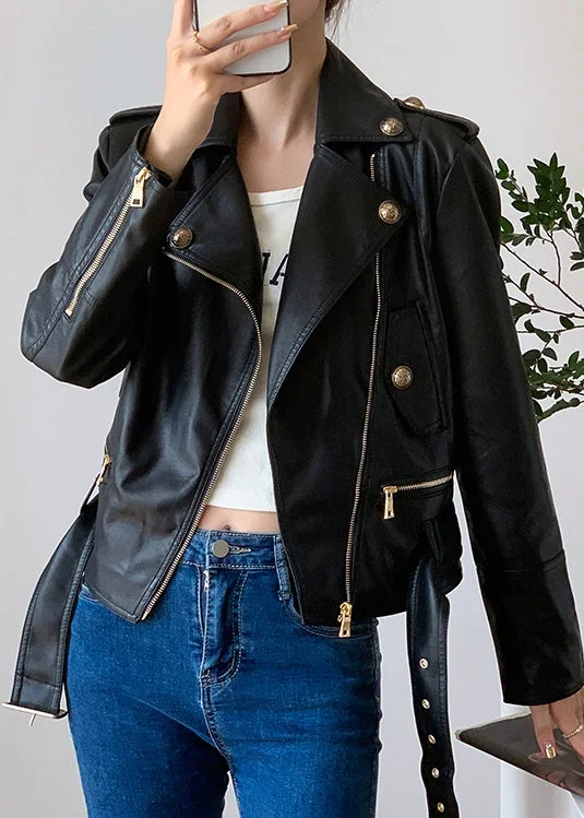 Fashion pieces that complement every woman’s style Style Black Zip Up Pockets Patchwork Faux Leather Jackets Fall Fashion pieces that complement every woman’s style Style Black Zip Up Pockets Patchwork Faux Leather Jackets Fall