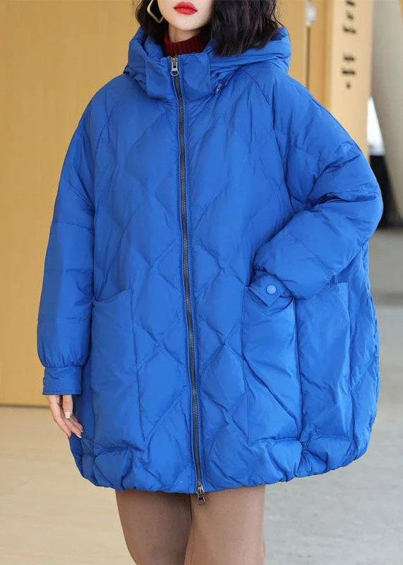 Women’s clothing that combines comfort and style Style Blue Hooded Oversized Duck Down Puffer Jacket Winter Women’s clothing that combines comfort and style Style Blue Hooded Oversized Duck Down Puffer Jacket Winter