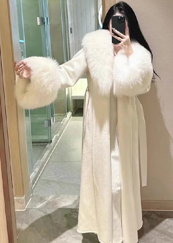 The ultimate guide to stylish women’s fashion Style White Tie Waist Fur Collar Patchwork Woolen Coats Winter The ultimate guide to stylish women’s fashion Style White Tie Waist Fur Collar Patchwork Woolen Coats Winter