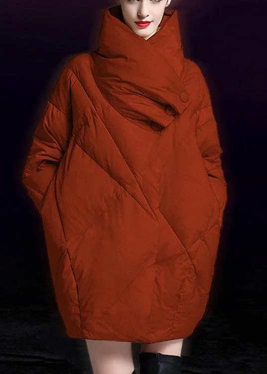 Get noticed with eye-catching women’s fashion   Trendy Caramel Warm Thick Loose Winter Down Coats