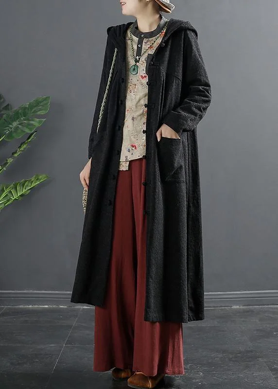 Elevate your look with premium women’s wear Unique Black Fine Clothes For Women Tunic Chinese Button Coat Elevate your look with premium women’s wear Unique Black Fine Clothes For Women Tunic Chinese Button Coat
