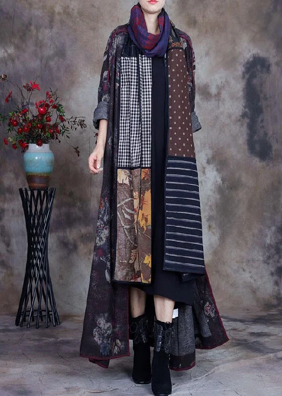 The ultimate destination for women’s clothing Unique O-Neck Print Button Casual Fall Coats The ultimate destination for women’s clothing Unique O-Neck Print Button Casual Fall Coats