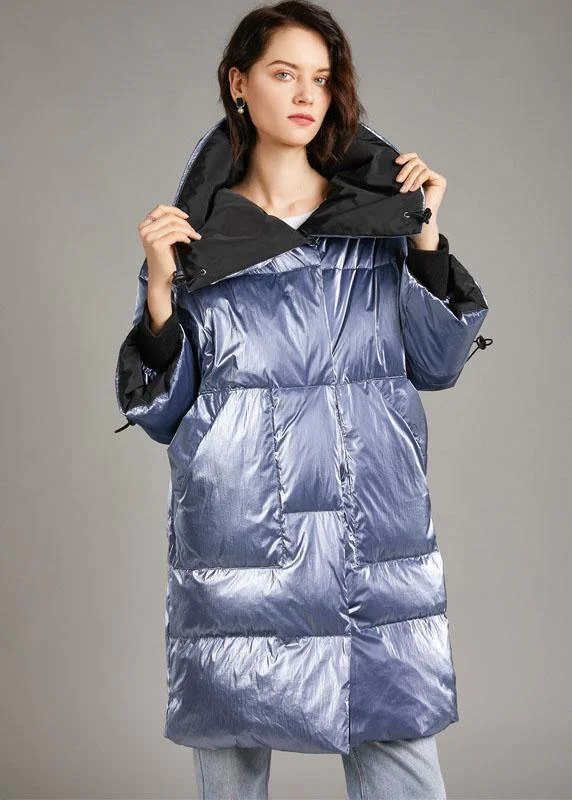 Fashionable clothing to fit every body type Unique silver Grey Stand Collar Pockets slim fit Winter Duck Down Down Coat Fashionable clothing to fit every body type Unique silver Grey Stand Collar Pockets slim fit Winter Duck Down Down Coat
