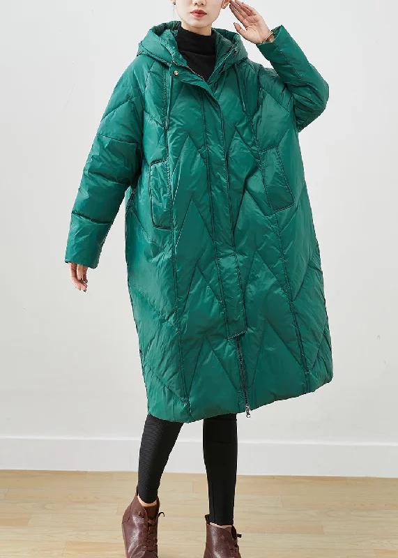 Refresh your closet with chic and comfy styles Vintage Green Oversized Thick Fine Cotton Filled Puffers Jackets Winter Refresh your closet with chic and comfy styles Vintage Green Oversized Thick Fine Cotton Filled Puffers Jackets Winter