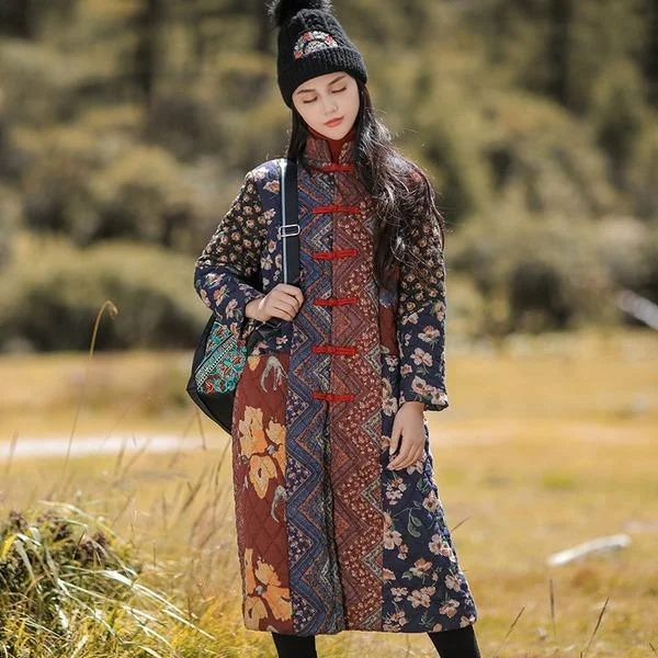 High-quality women’s wear for everyday elegance Vintage Thick CottonLoose Pockets Single Breasted Female Overcoat High-quality women’s wear for everyday elegance Vintage Thick CottonLoose Pockets Single Breasted Female Overcoat