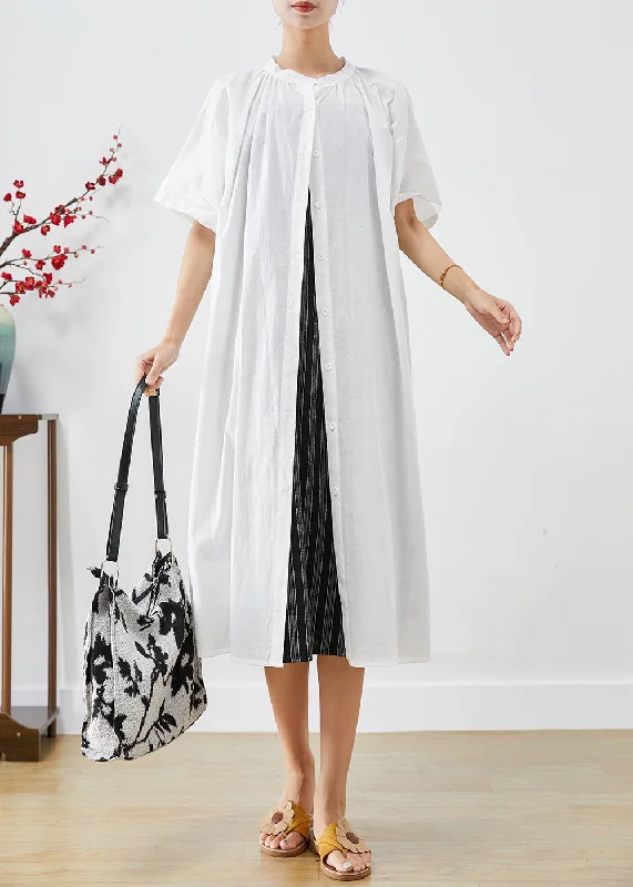 Elevate your look with premium women’s wear Vintage White Oversized Cotton Cardigan And Dress Two Piece Set Summer Elevate your look with premium women’s wear Vintage White Oversized Cotton Cardigan And Dress Two Piece Set Summer